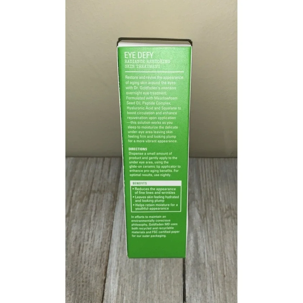 Goldfaden‎ MD Eye Defy Radiance Restoring Skin Treatment Fine Lines 0.5oz